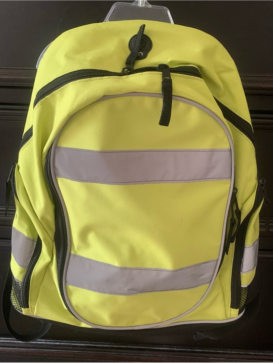 Utility Pro Other - High-Visibility Yellow Men’s Safety Backpack with Reflective Stripes
